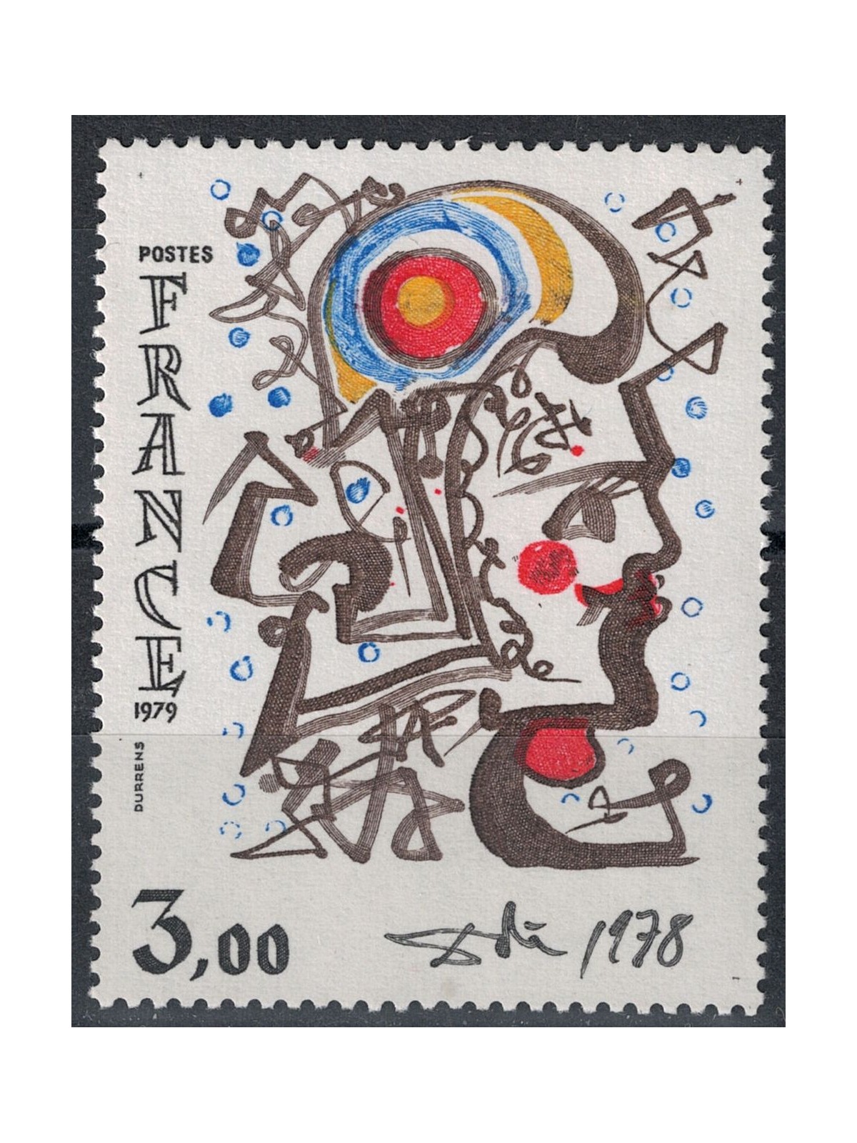 FRANCIA 1979 Arte (Salvator Dalì, Chapelain) MNH**