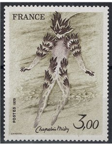 FRANCE 1979 Art (Midy, Fire Dancer) MNH**