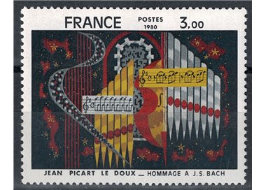 FRANCIA 1980 Arte (Jean Picart Doux, Omaggio a Bach) MNH**