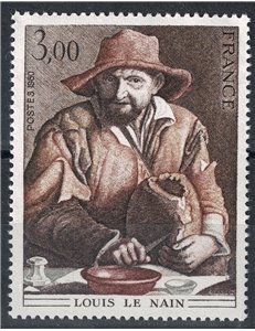 FRANCE 1980 Art (Louis Le Nain, The Peasant's Family) MNH**