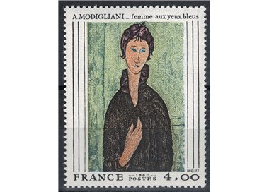 FRANCE 1980 Art (A. Modigliani, Woman with Blue Eyes) MNH**