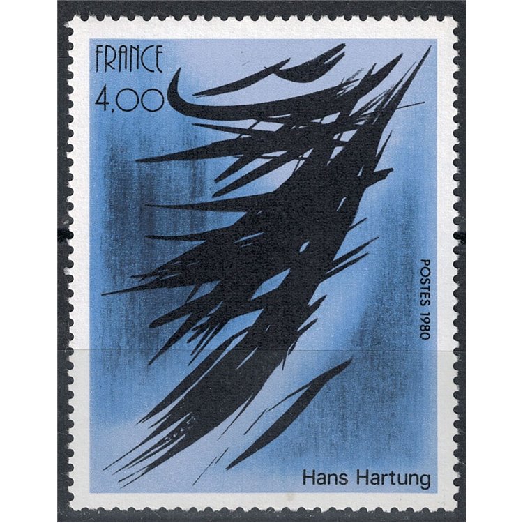 FRANCE 1980 Art (Hans Hartung, Message of Peace) MNH**