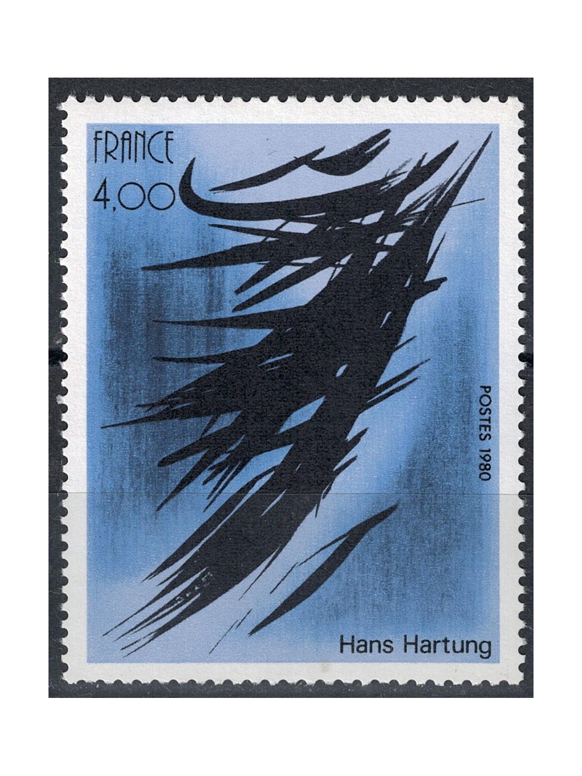 FRANCE 1980 Art (Hans Hartung, Message of Peace) MNH**