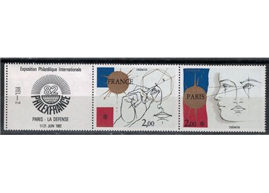 FRANCIA 1981 Arte (Trémois, Disegni) 2v MNH**