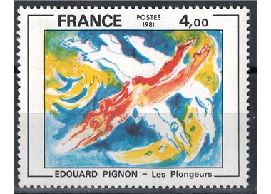 FRANCE 1981 Art (Edouard Pignon, The Divers) MNH**