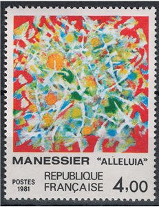 FRANCE 1981 Art (Manessier, Alleluia) MNH**