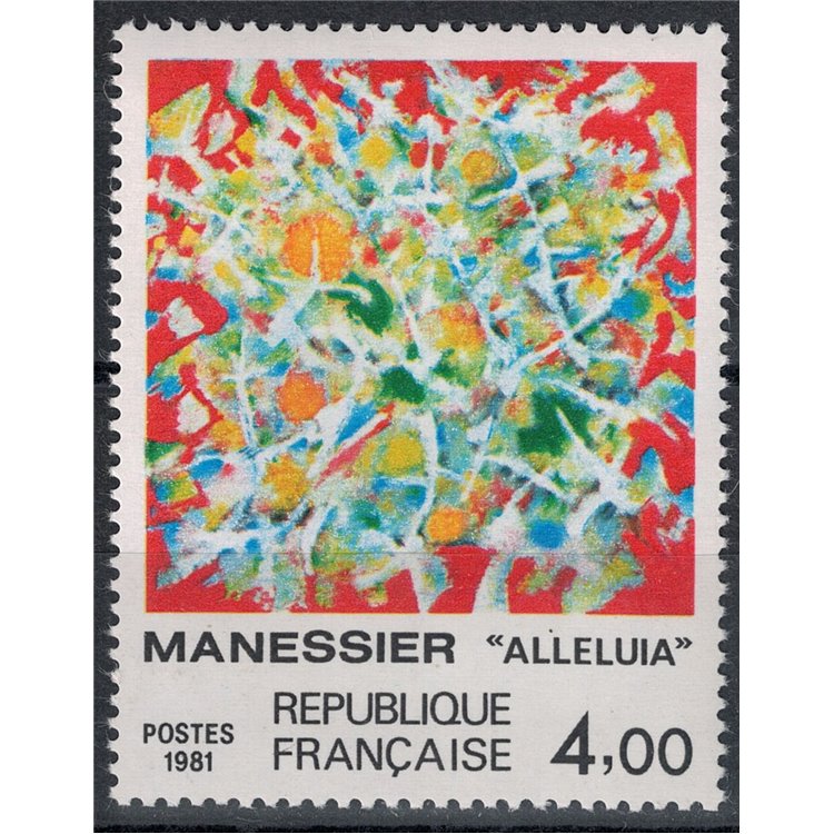 FRANCE 1981 Art (Manessier, Alleluia) MNH**