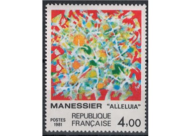 FRANCE 1981 Art (Manessier, Alleluia) MNH**