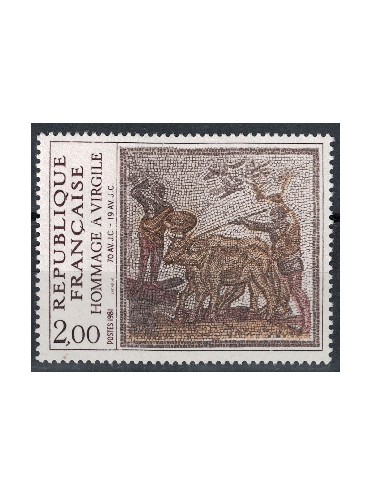 FRANCE 1981 Art (Homage to Virgil, The Georgics) MNH**