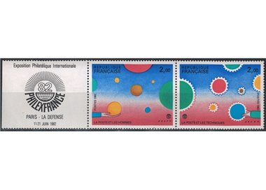 FRANCIA 1982 Arte (Folon, Disegni) 2v MNH**
