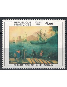 FRANCIA 1982 Arte (Claude Gellee, Le Lorrain) MNH**