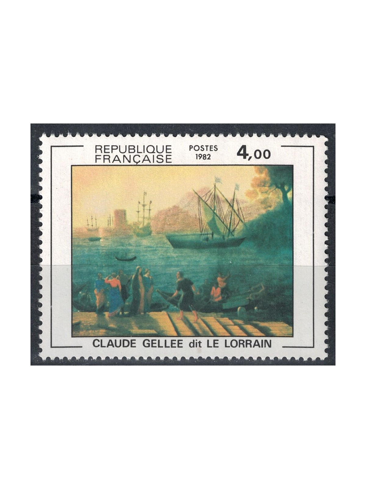 FRANCIA 1982 Arte (Claude Gellee, Le Lorrain) MNH**