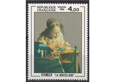 FRANCE 1982 Art (Vermeer, The Lacemaker) MNH**