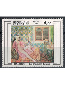 FRANCIA 1982 Arte (Balthus, La Camera Turca) MNH**