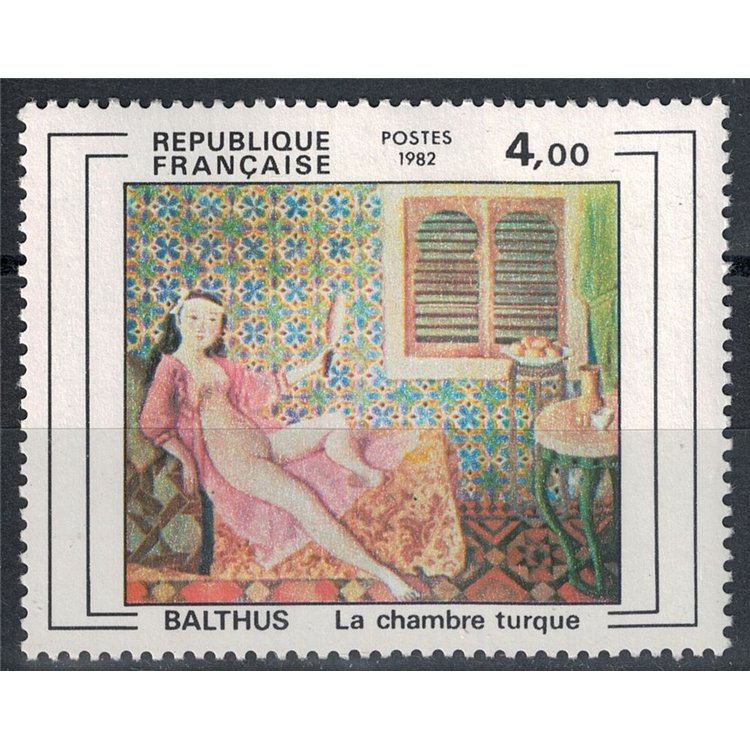 FRANCIA 1982 Arte (Balthus, La Camera Turca) MNH**