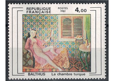 FRANCE 1982 Art (Balthus, The Turkish Room) MNH**