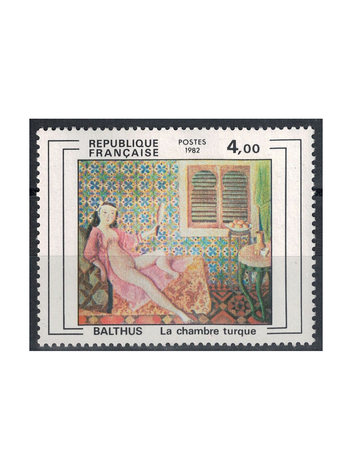 FRANCIA 1982 Arte (Balthus, La Camera Turca) MNH**