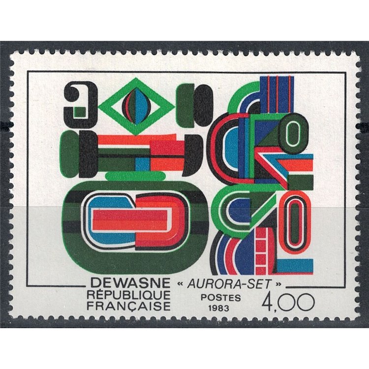 FRANCIA 1983 Arte (Dewasne, Aurora-set) MNH**