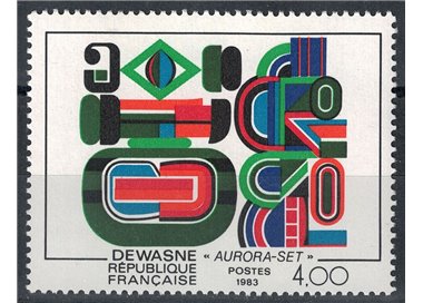 FRANCIA 1983 Arte (Dewasne, Aurora-set) MNH**