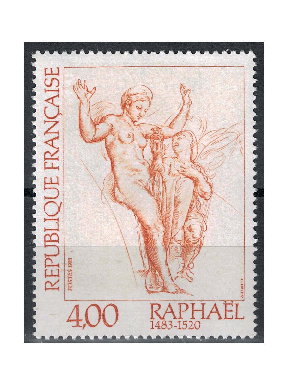 FRANCE 1983 Art (Raphael, Venus and Psyche) MNH**