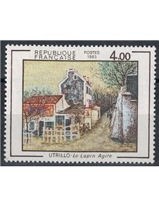 FRANCIA 1983 Arte (Utrillo, Le Lapin Agile) MNH**