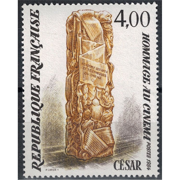 FRANCIA 1984 Arte (Cesar, Omaggio al cinema) MNH**
