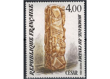 FRANCE 1984 Art (Cesar, Homage to Cinema) MNH**