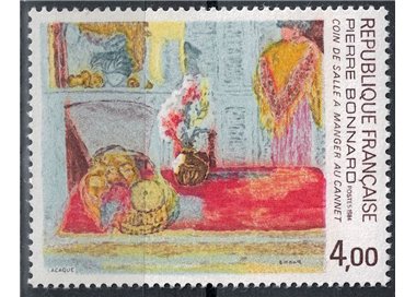FRANCIA 1984 Arte (Pierre Bonnard, Angolo di sala da pranzo) MNH**
