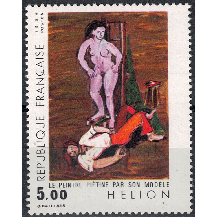 FRANCIA 1984 Arte (Helion, Pittore calpestato dalla modella) MNH**