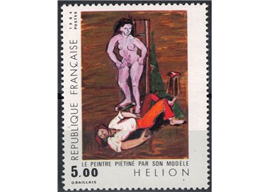 FRANCE 1984 Art (Helion, Painter trampled by model) MNH**