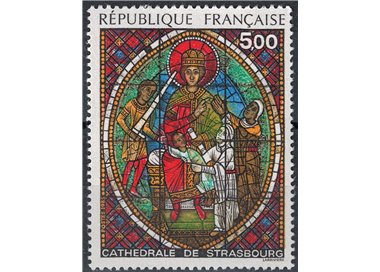 FRANCE 1985 Art (Stained glass window of Strasbourg Cathedral) MNH**