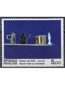 FRANCE 1985 Art (Nicolas de Stael, Still life) MNH**
