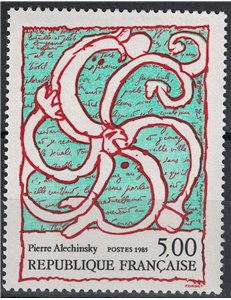 FRANCIA 1985 Arte (Pierre Alechinsky) MNH**