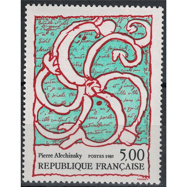 FRANCIA 1985 Arte (Pierre Alechinsky) MNH**