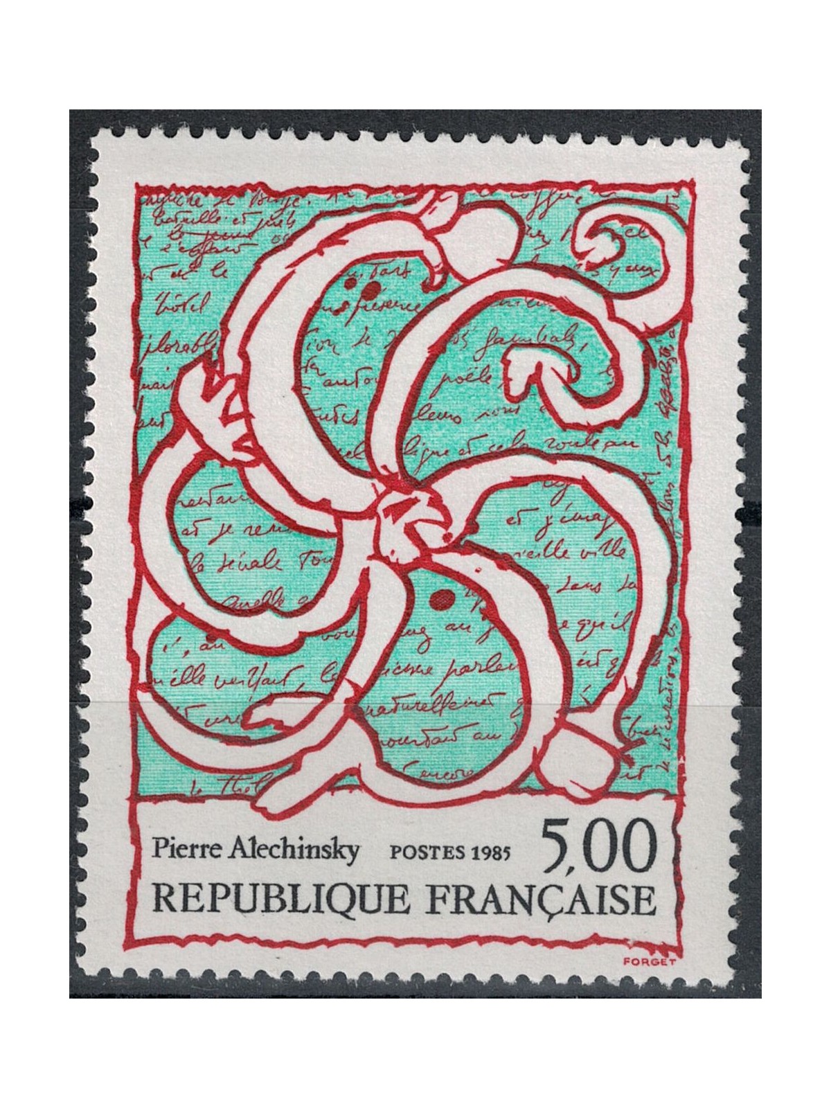FRANCE 1985 Art (Pierre Alechinsky) MNH**