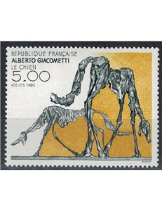 FRANCE 1985 Art (Alberto Giacometti, The Dog) MNH**
