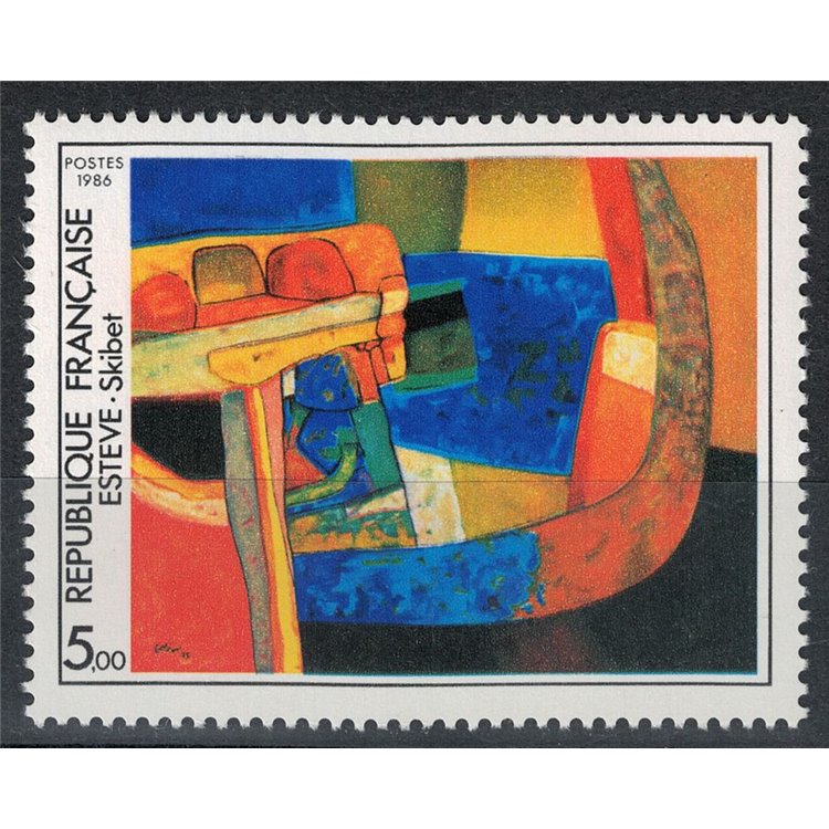 FRANCE 1986 Art (Estève, Skibet) MNH**
