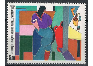 FRANCIA 1986 Arte (Alberto Magnelli, Virginia) MNH**