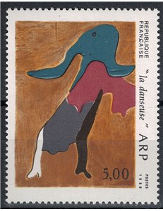 FRANCIA 1986 Arte (Arp, La danzatrice) MNH**