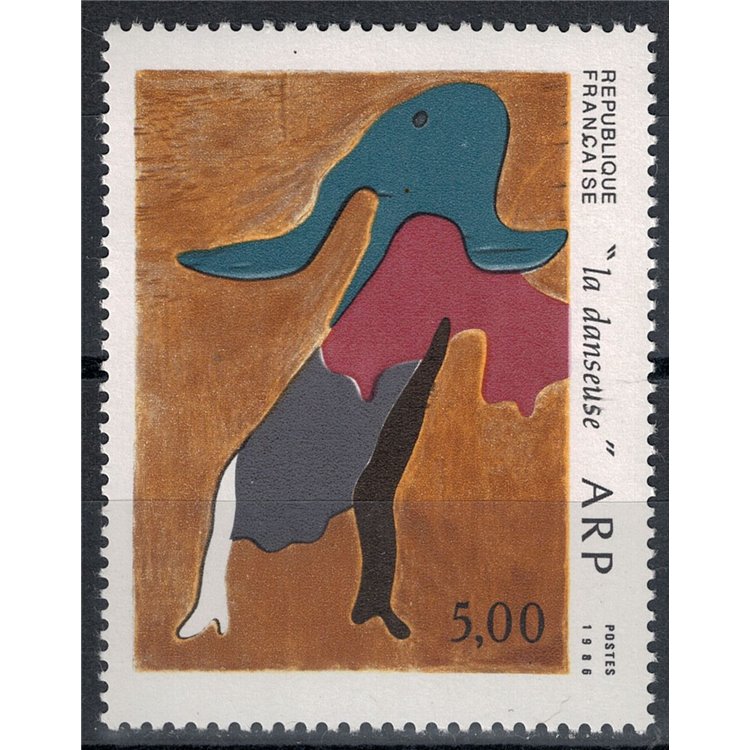FRANCIA 1986 Arte (Arp, La danzatrice) MNH**