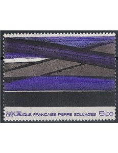 FRANCIA 1986 Arte (Francaise Pierre Soulages) MNH**