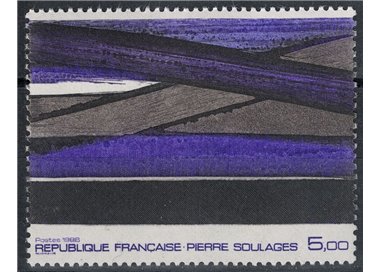 FRANCIA 1986 Arte (Francaise Pierre Soulages) MNH**