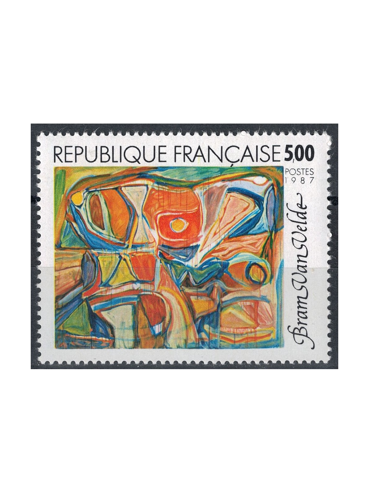 FRANCE 1987 Art (Bram Van Velde) MNH**