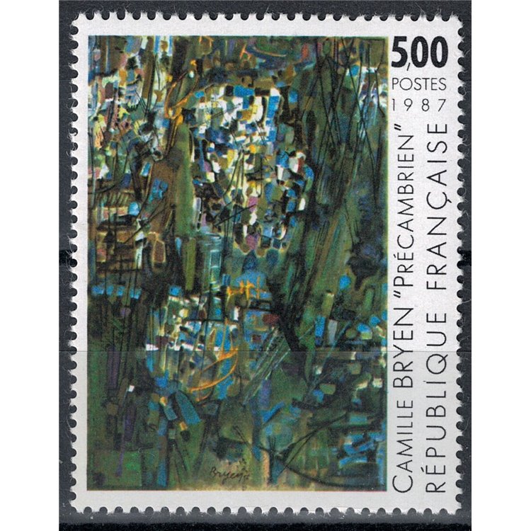 FRANCIA 1987 Arte (Camille Bryen, Precambriano) MNH**