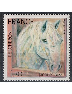 FRANCE 1978 Nature Protection (Percheron Horse) MNH**