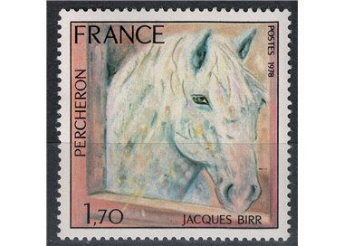 FRANCIA 1978 Protezione della natura (Cavallo Percheron) MNH**