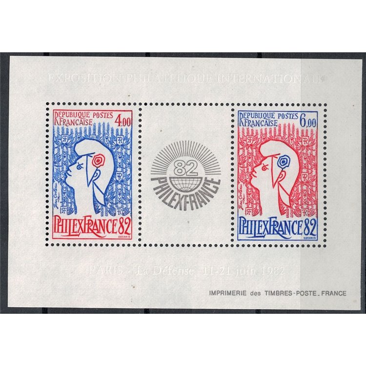 FRANCE 1982 Philatelic Exhibition PhilexFrance 82 s/s MNH**