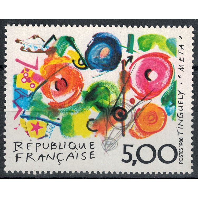 FRANCE 1988 Art (Tinguely, Meta) MNH**