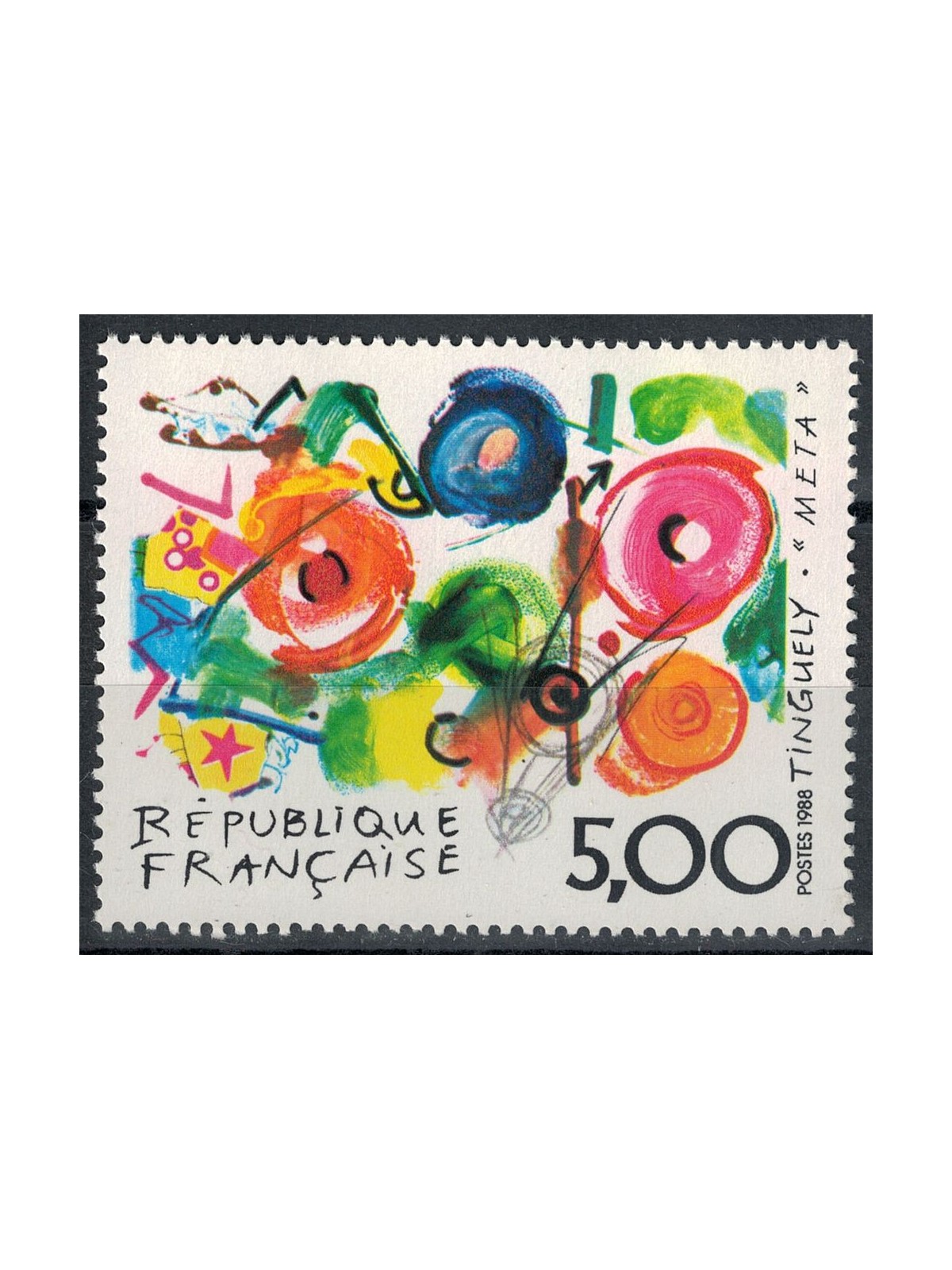 FRANCIA 1988 Arte (Tinguely, Meta) MNH**