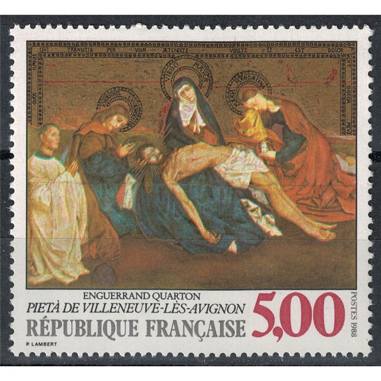 FRANCE 1988 Art (Enguerrand Quarton, Pietà) MNH**